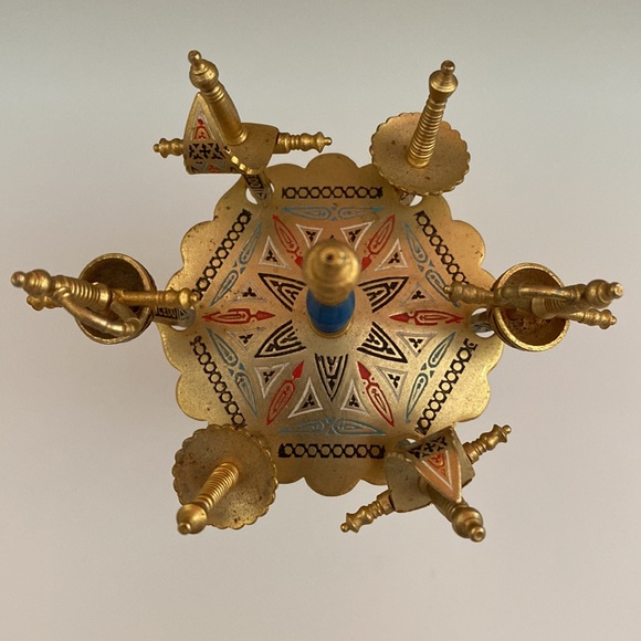 Accents Vintage Made In Spain Metal Sword Toothpicks And Holder